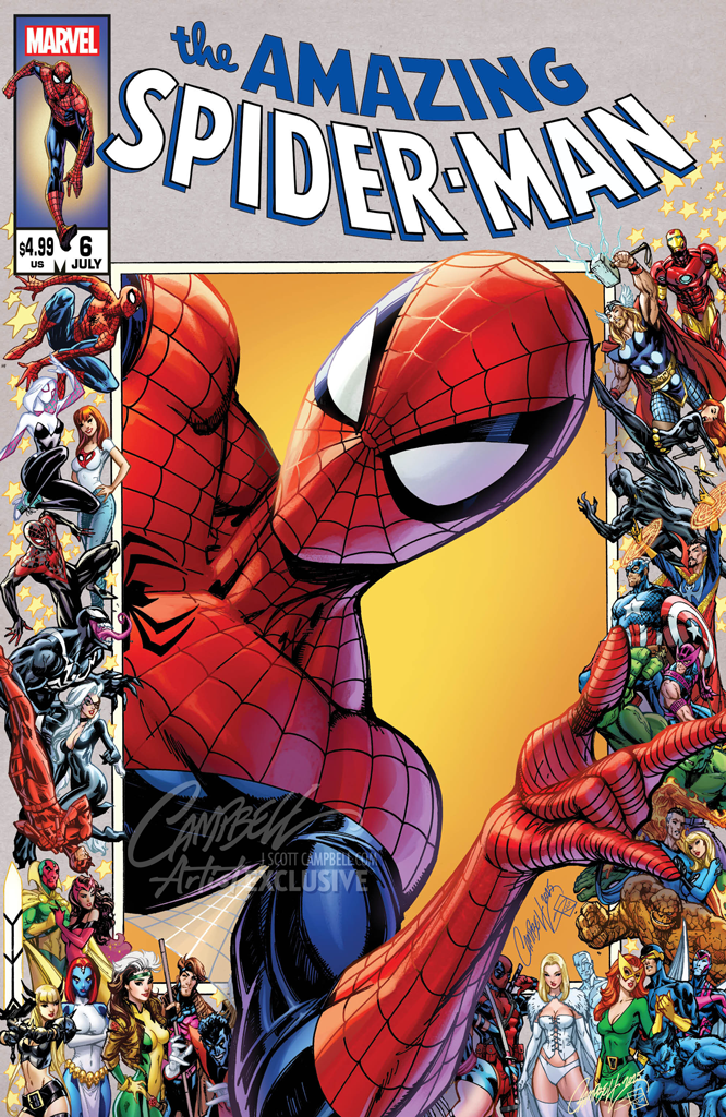 Original Art: Amazing Spider-Man #6 JSC EXCLUSIVE Cover B "Spider-Man" (2025)