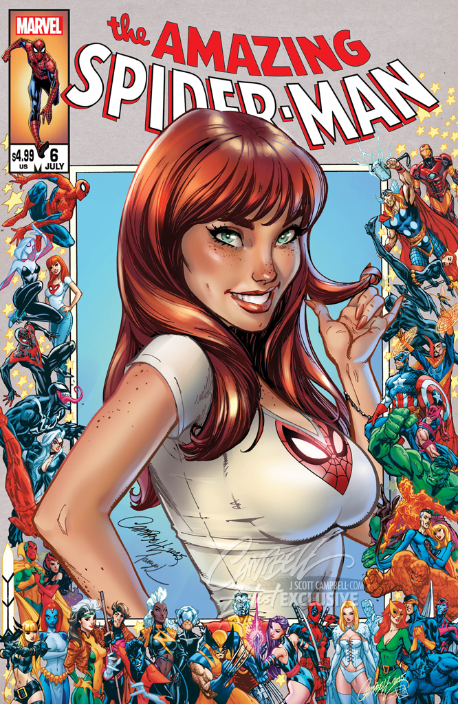 Original Art: Amazing Spider-Man #6 JSC EXCLUSIVE Cover C "MJ" (2025)