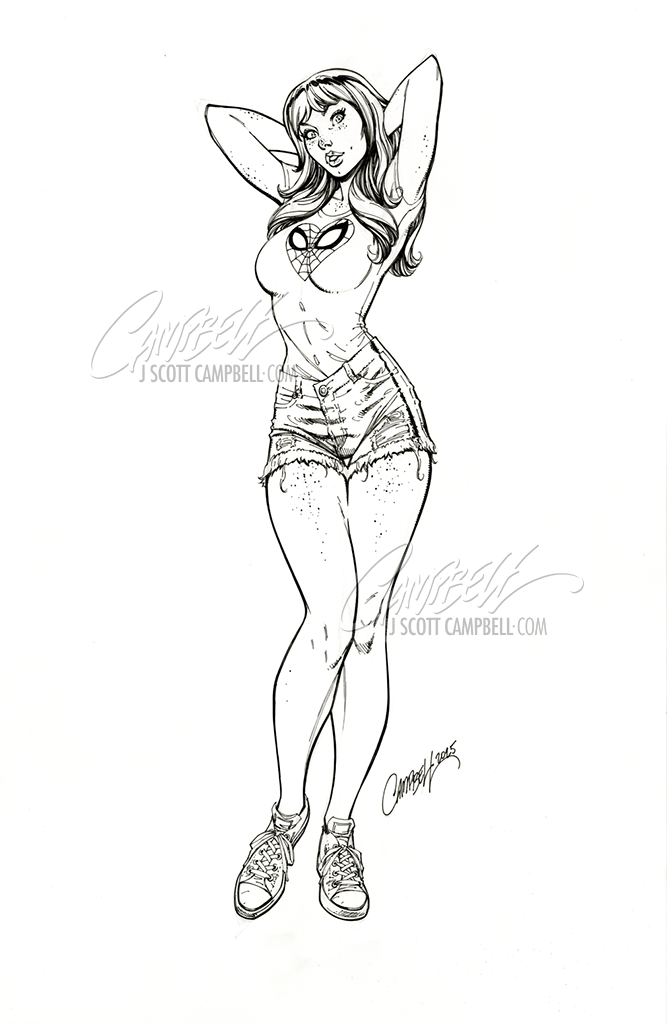 SOLD - Original Art: Amazing Spider-Man #9 "MJ" (2025)