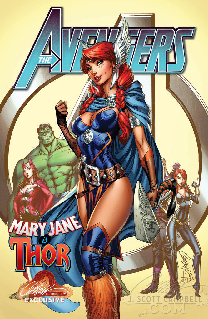Avengers #8 J. Scott Campbell Store EXCLUSIVE Cover