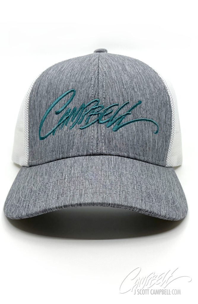 Campbell 2022 Baseball Cap Gray/White/Green (2022)
