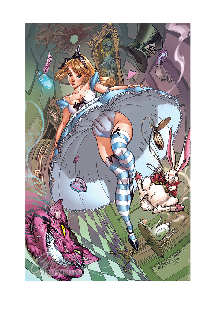 FTF Alice in Wonderland 2010 Print 13x19