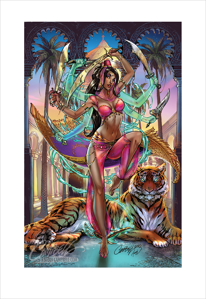 FTF Arabian Nights, Sultana 2024 Print 13x19