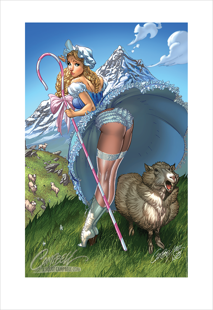 FTF Little Bo Peep 2012 Print 13x19