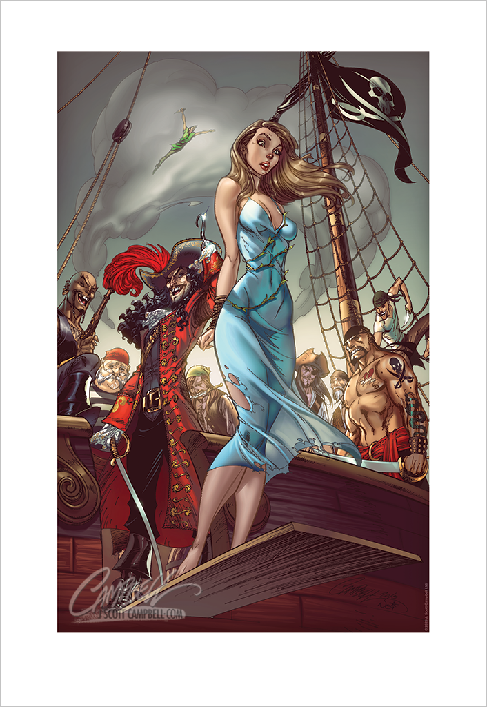 FTF Peter Pan's Wendy 2011 Print 13x19