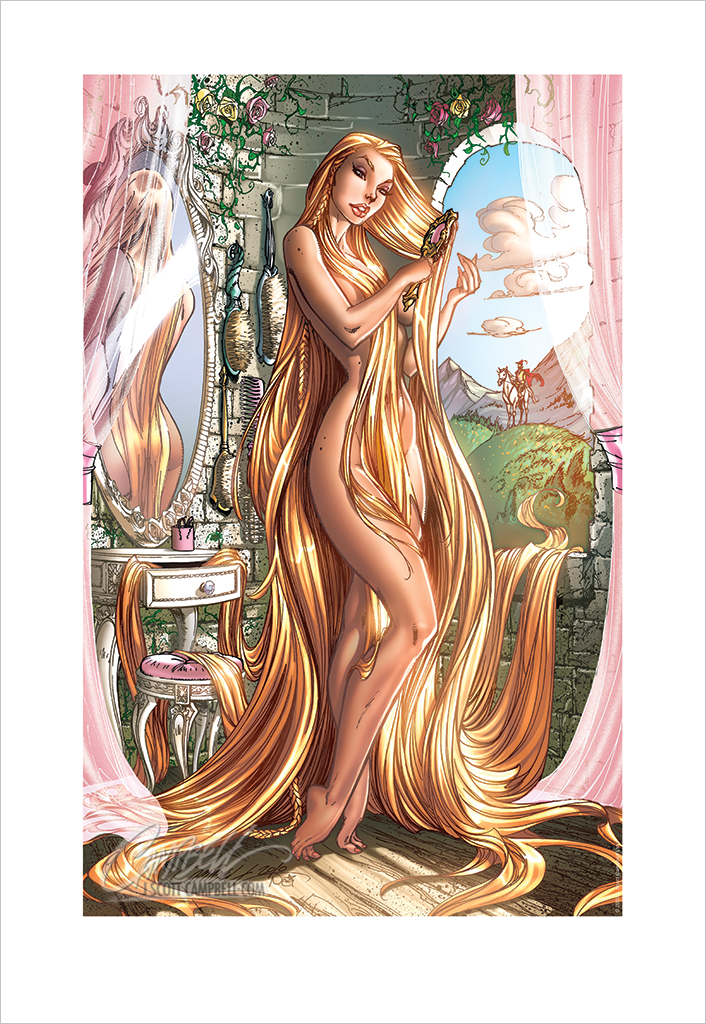 FTF Rapunzel 2011 Print 13x19