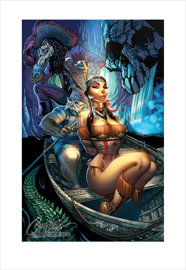 tiger lily neverland J. Scott Campbell FTF Tiger Lilly 2014 Print 13x19