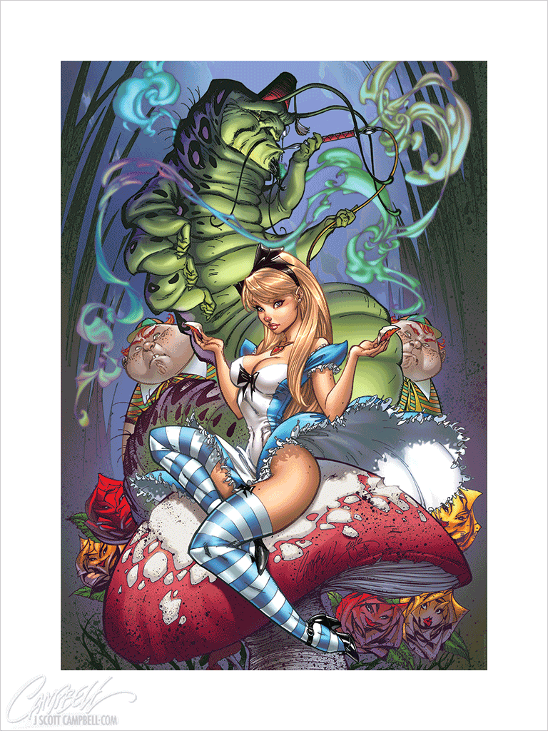 FTF Alice in Wonderland 2011 Fine Art Giclée Print (18 x 24)