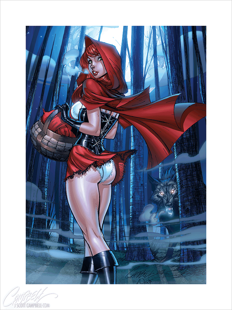 FTF Red Riding Hood 2010 Fine Art Giclée Print (18 x 24)