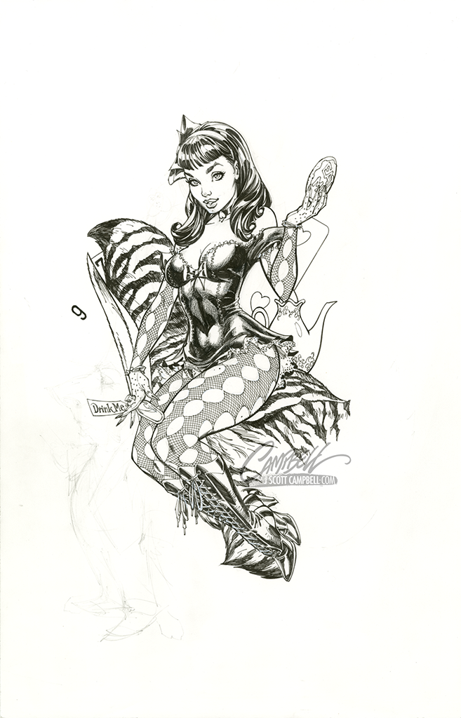 Original Art: FTF Dark Alice 2024