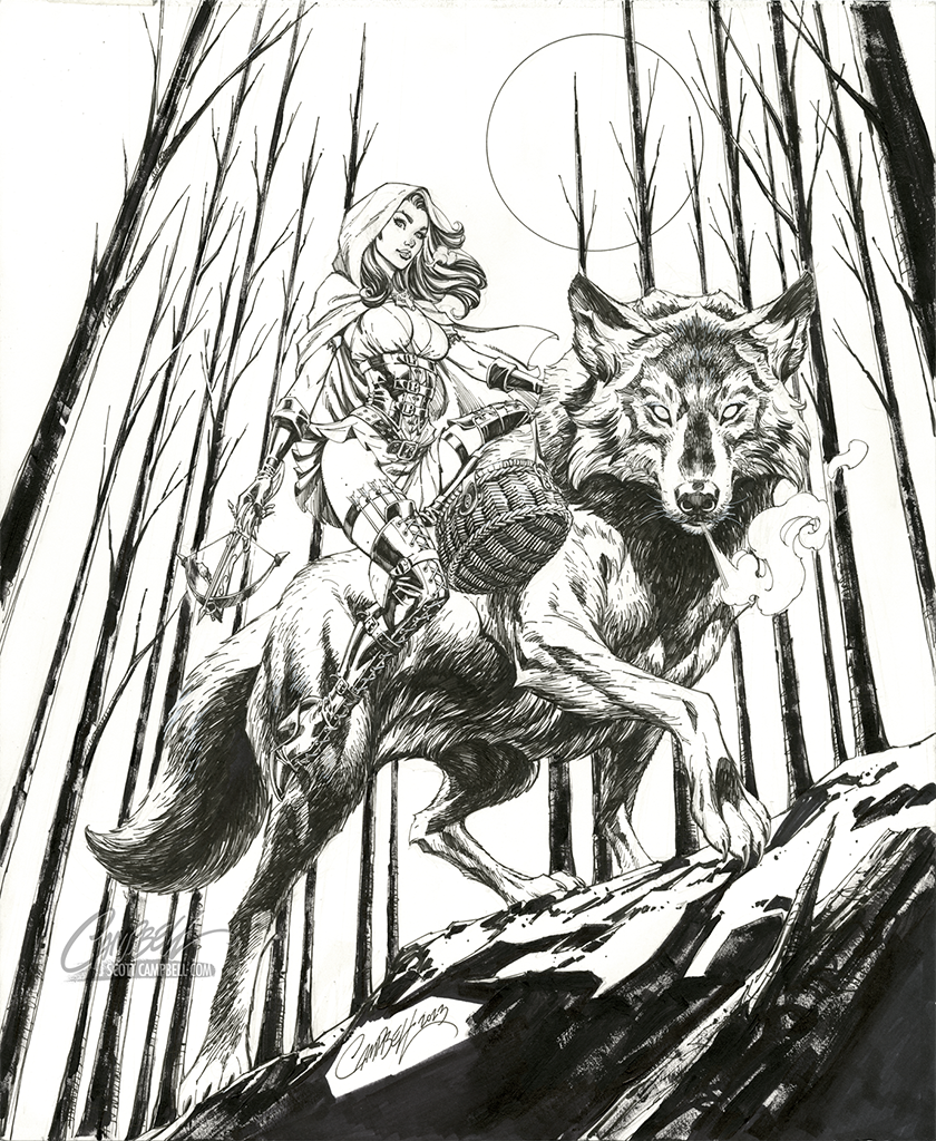 Original Art: FTF Red Riding Hood 2024