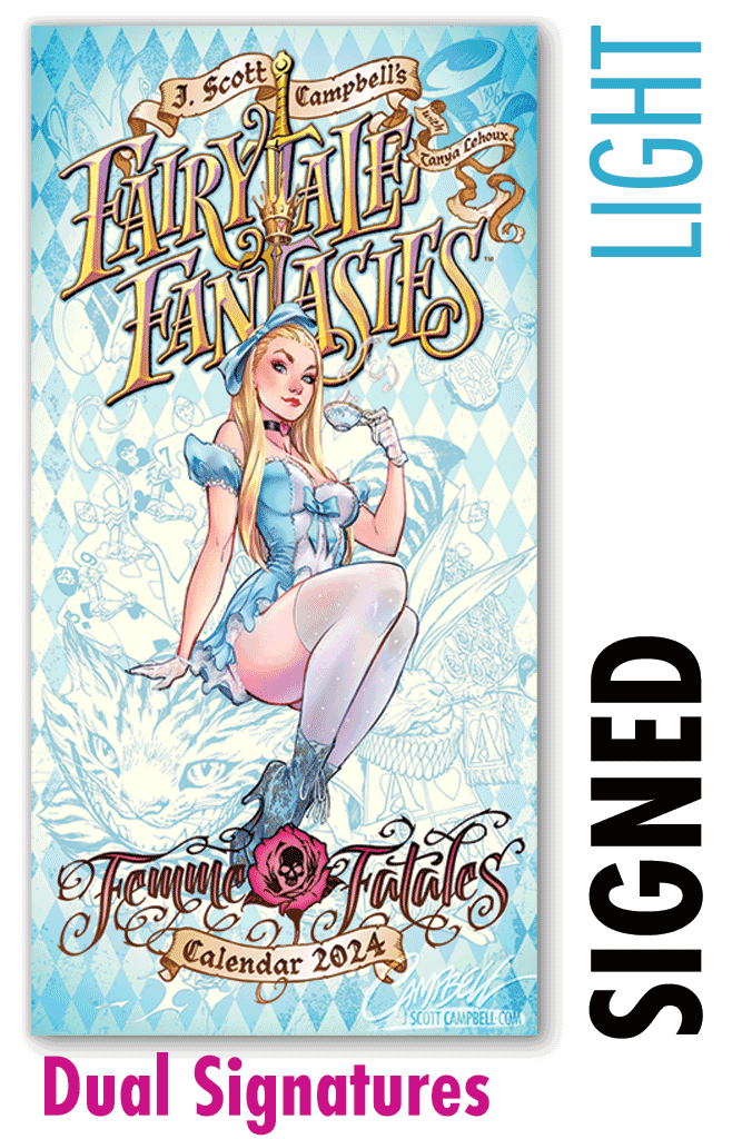 JSC's FairyTale Fantasies Calendars 2024 - Dual Signatures