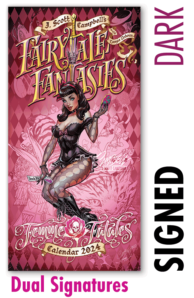 JSC's FairyTale Fantasies Calendars 2024 - Dual Signatures
