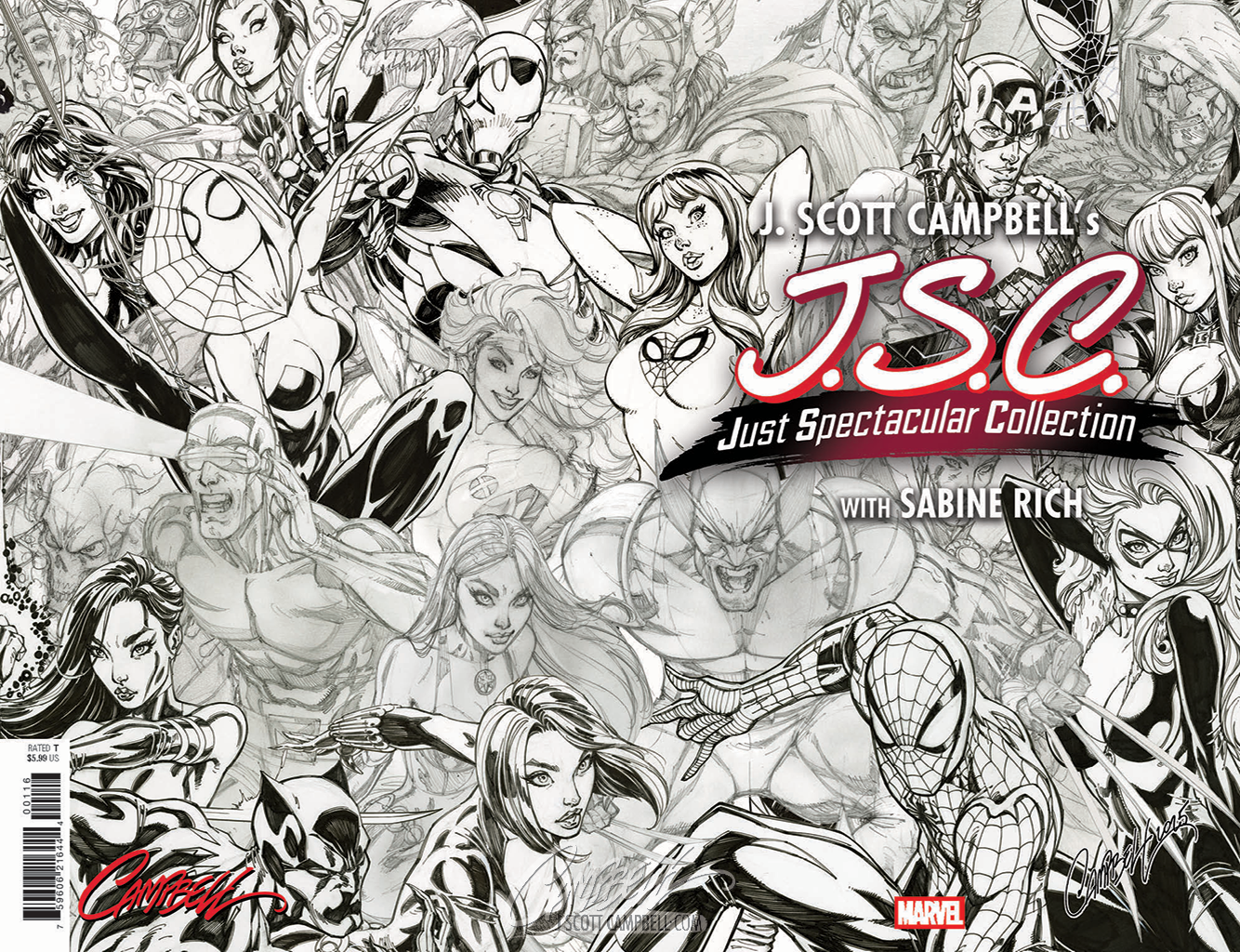 Just Spectacular Collection #1 J. Scott Campbell EXCLUSIVE and Retail (2026)