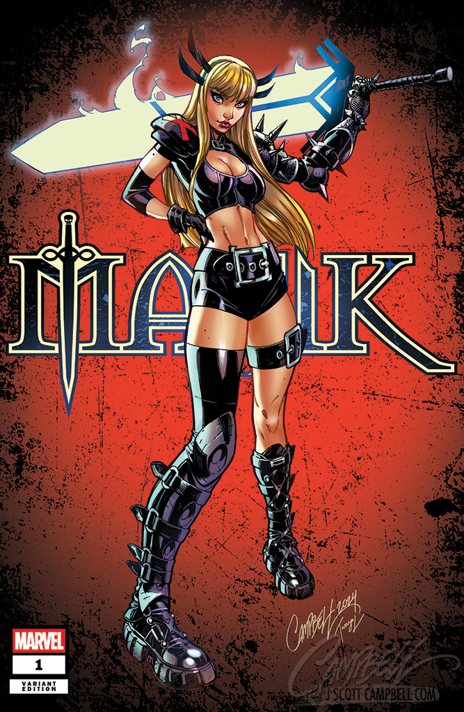 Magik #1 J. Scott Campbell Artist EXCLUSIVE