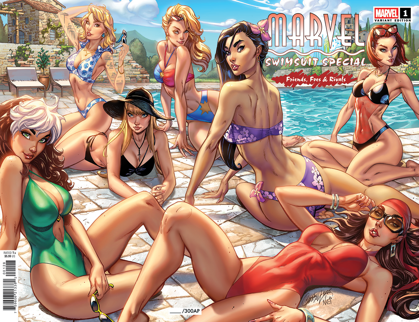 Marvel Swimsuit Special: FFR #1 AP (1 to 300) JSC Artist EXCLUSIVE (20 Marvel Swimsuit Special: FFR #1 AP (1 to 300) JSC Artist EXCLUSIVE (20
