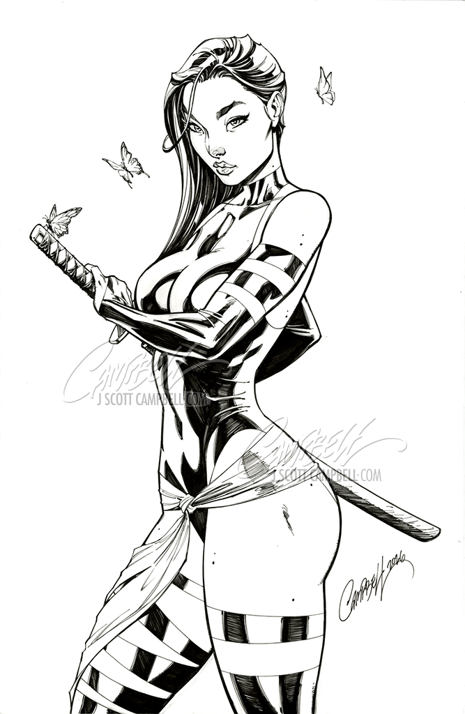 Original Art: Psylocke: Ninja #5 "Butterflies" (2026)