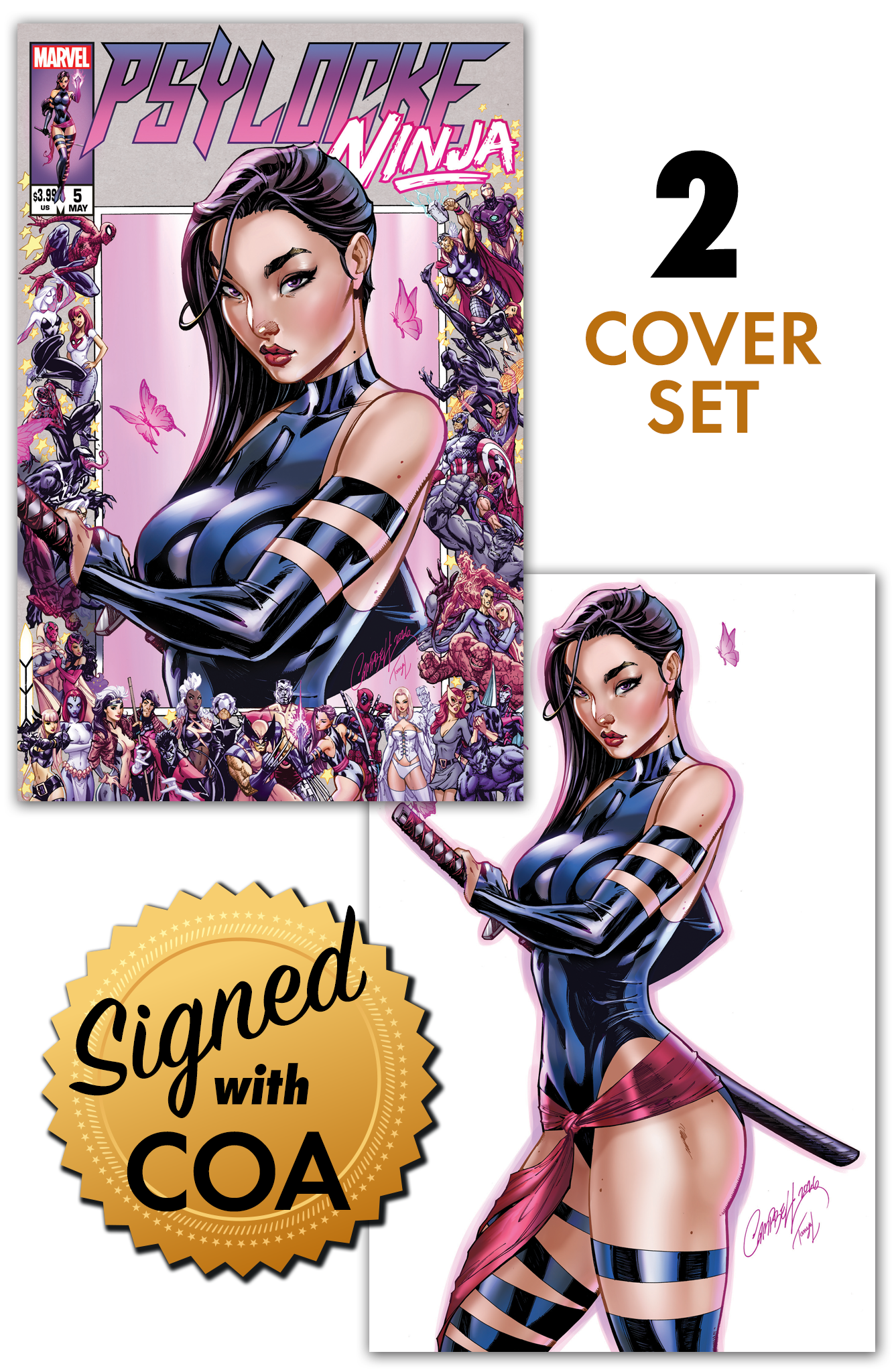 Psylocke: Ninja #5 JSC Artist EXCLUSIVE (2026) Border Series