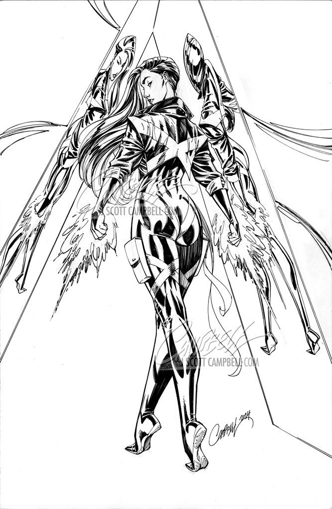 SOLD - Original Art: X-Men #1 "Psylocke" (2024)