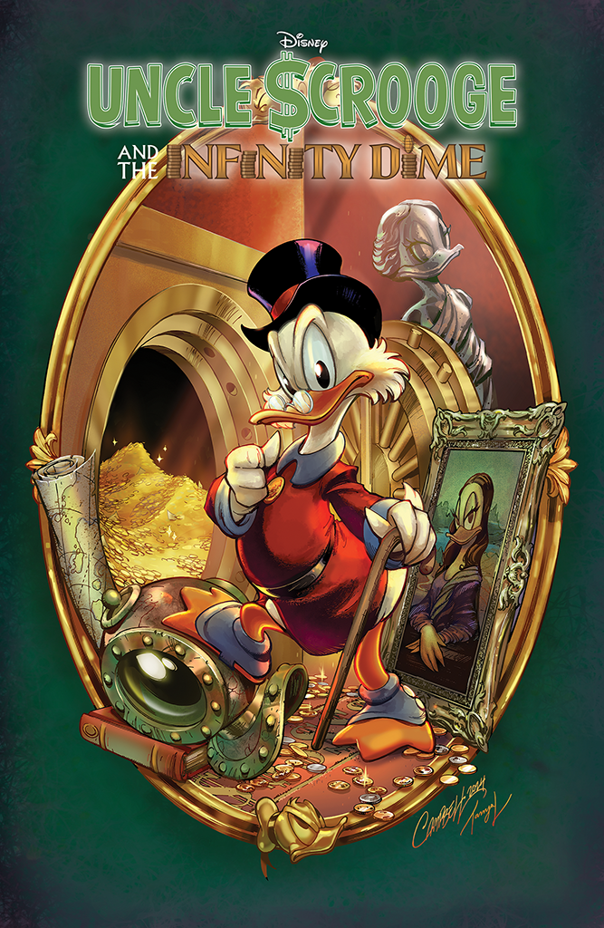 Uncle Scrooge and the Infinity Dime Gallery Edition JSC COVER (HC) 2025