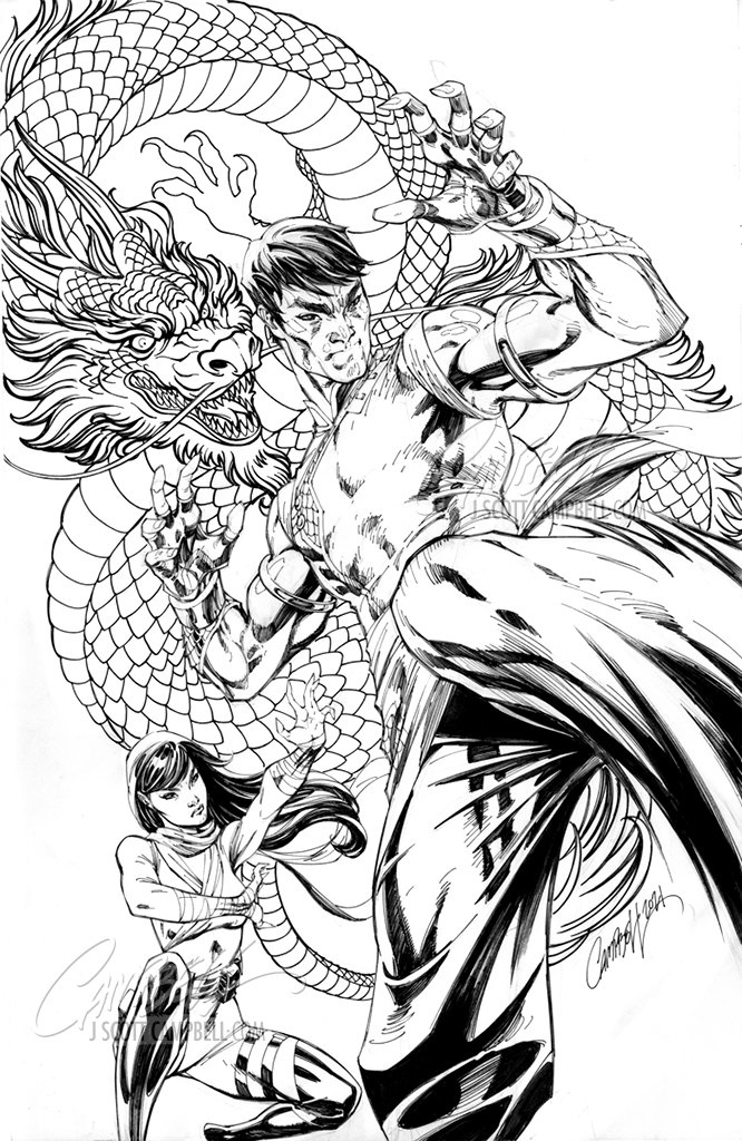 Original Art: Shang-Chi #1 JSC INCENTIVE 1:50