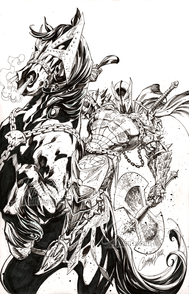 Original Art: Spawn's Universe #1 C "Medieval"