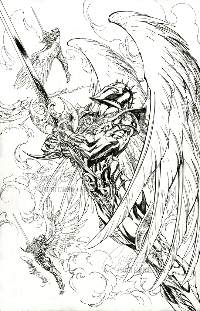 Original Art: Spawn's Universe #1 D "Redeemer"