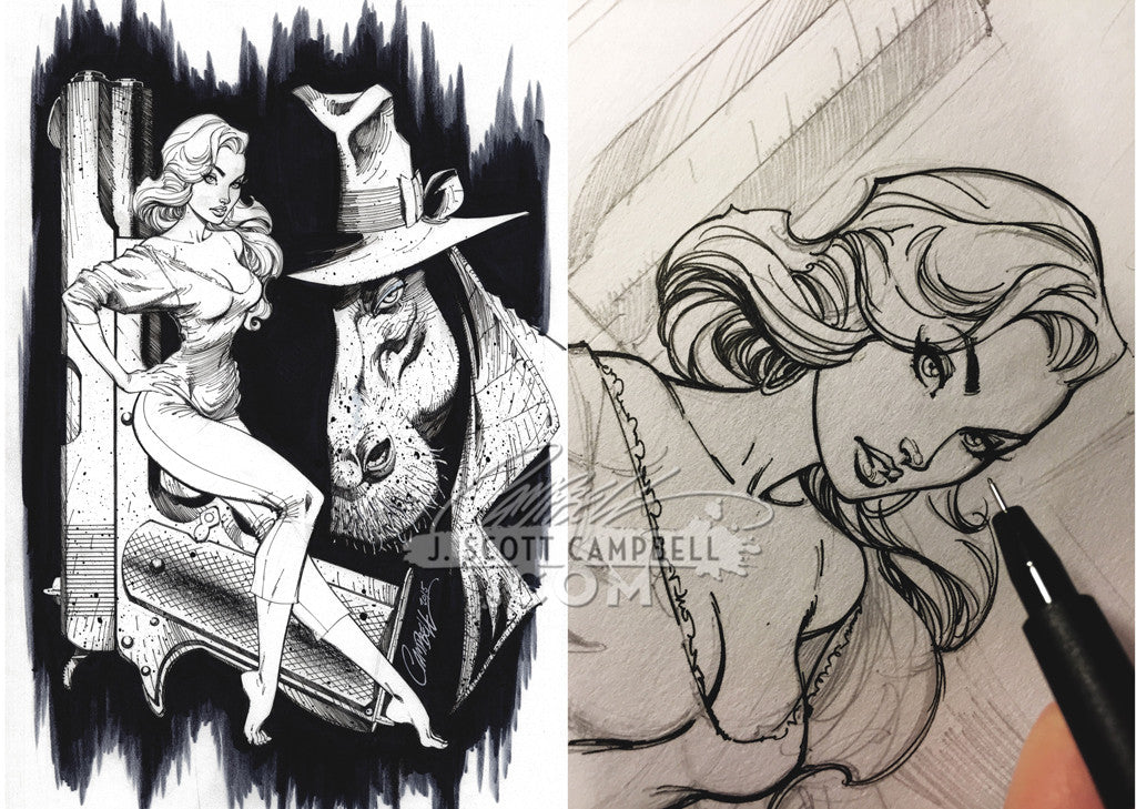 Lineology: The Pen & Ink Line-Art of J. Scott Campbell