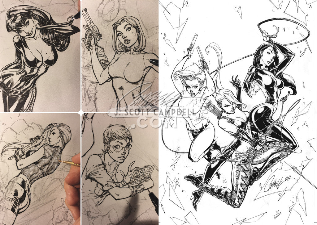 Lineology: The Pen & Ink Line-Art of J. Scott Campbell