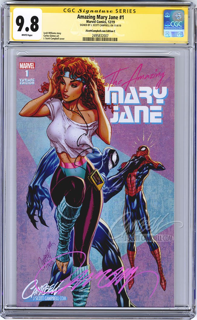 CGC 9.8 SS Amazing Mary Jane #1 cover C JSC