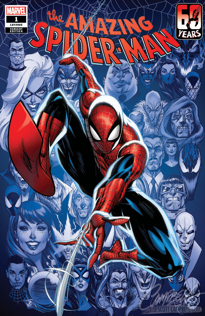 Amazing Spider-Man #1 (A) JSC Artist EXCLUSIVE Cover A 'Spider-Man' (2022)
