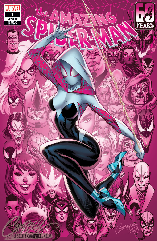 Amazing Spider-Man #1 (C) JSC Artist EXCLUSIVE Cover C 'Spider-Gwen' (2022)