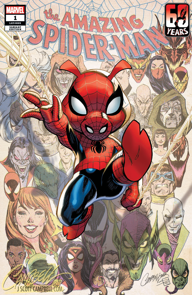 Amazing Spider-Man #1 (F) JSC Artist EXCLUSIVE Cover F 'Spider-Ham' (2022)