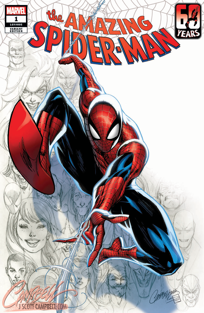 Amazing Spider-Man #1 (H) JSC Artist EXCLUSIVE Cover H 'SDCC 2022' (2022)