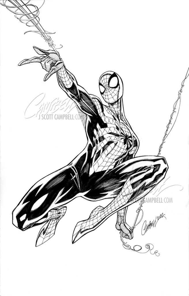 Original Art: Amazing Spider-Man #1 JSC EXCLUSIVE cover B