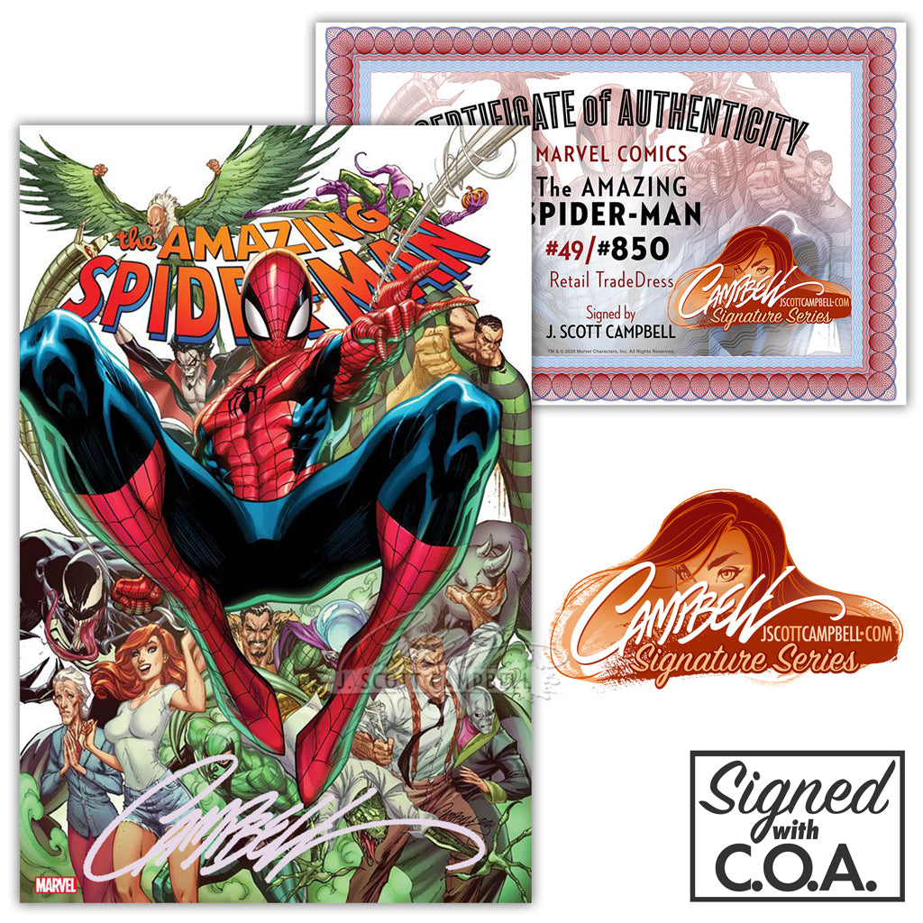 Amazing Spider-Man #49 / #850 J. Scott Campbell INCENTIVE 1:500