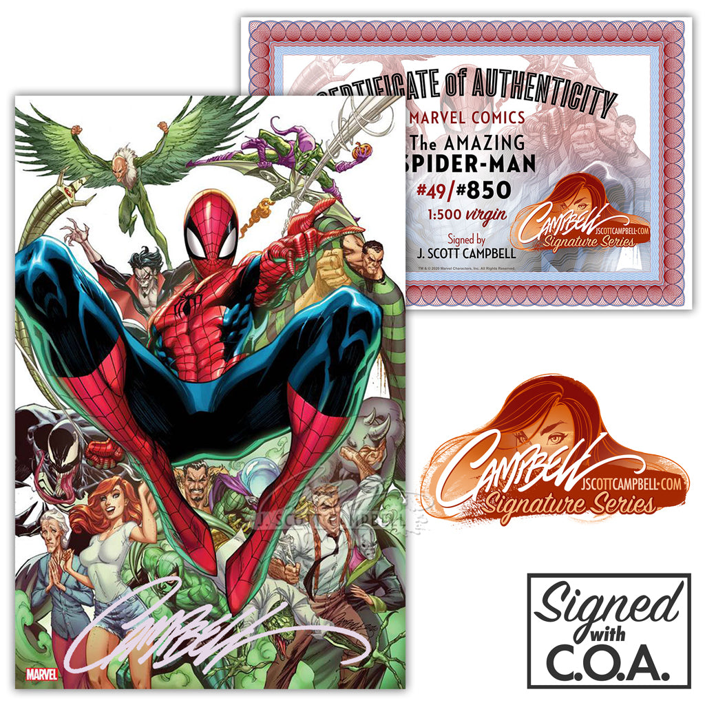 Amazing Spider-Man #49 / #850 J. Scott Campbell INCENTIVE 1:500