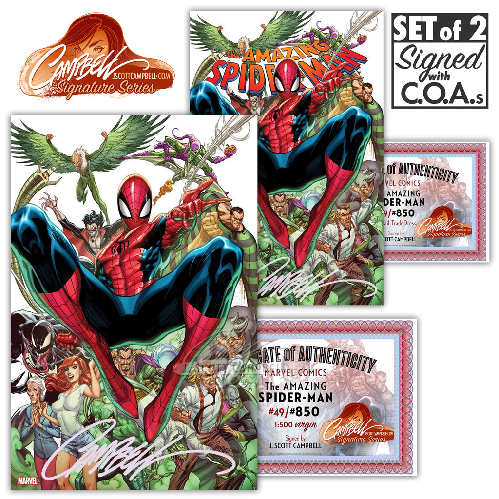 Amazing Spider-Man #49 / #850 J. Scott Campbell INCENTIVE 1:500