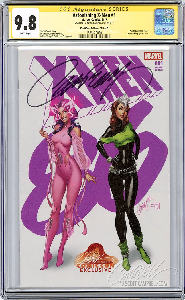 CGC 9.8 SS Astonishing X-Men #1 cover D JSC
