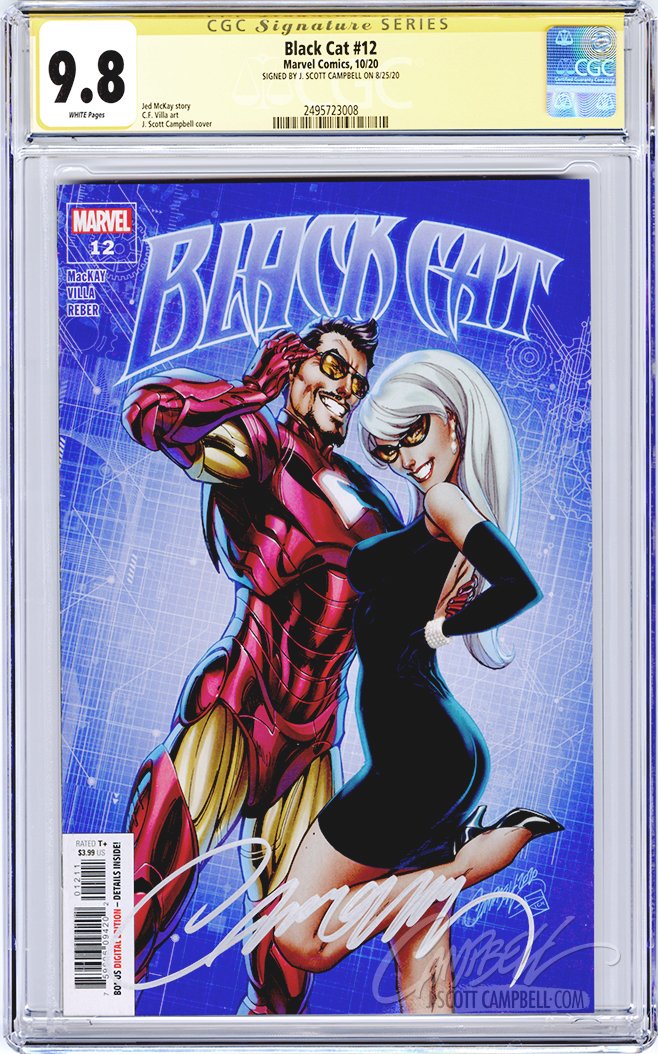 CGC 9.8 SS Black Cat #12 'retail' JSC