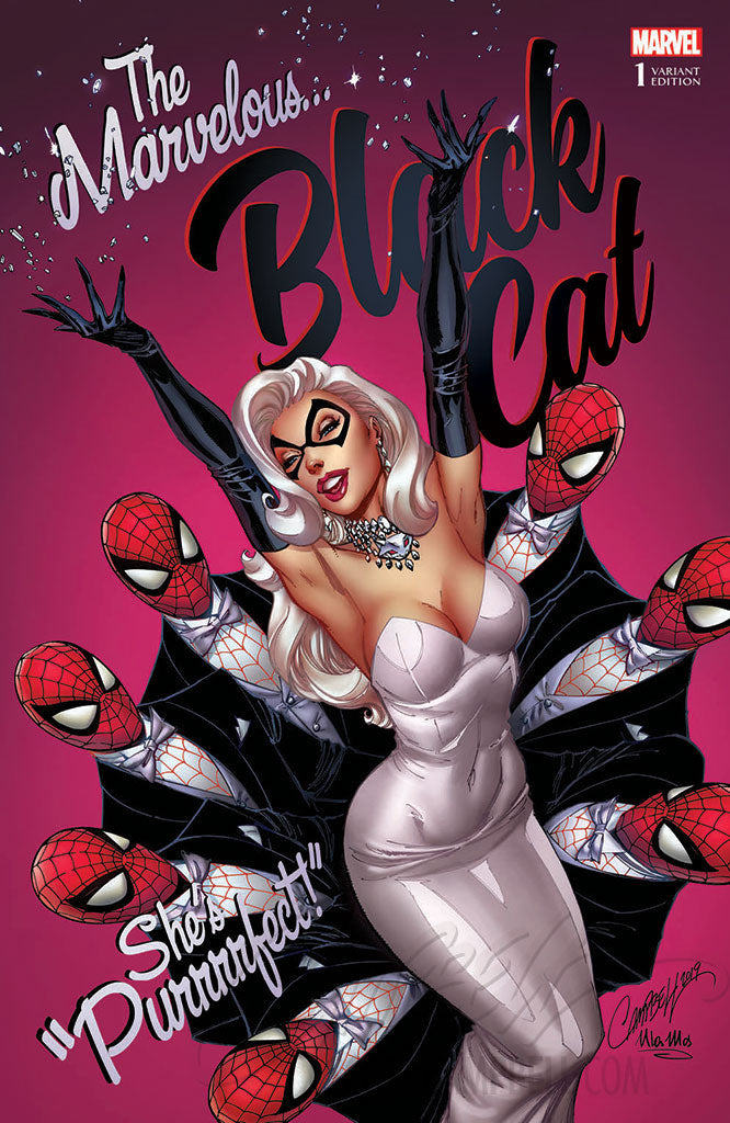 Black Cat 1 J Scott Campbell Exclusive Cover E J Scott Campbell Store 7624