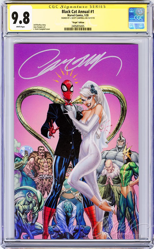 CGC 9.8 SS Black Cat Annual #1 INCENTIVE 1:100 JSC