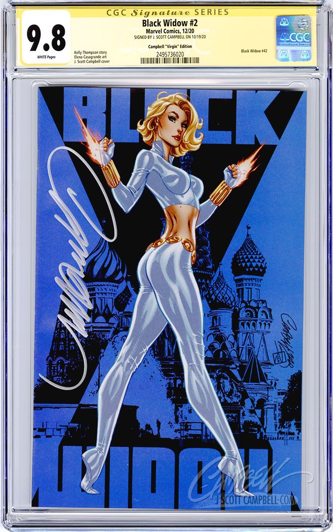 CGC 9.8 SS Black Widow #2 JSC INCENTIVE 1:500