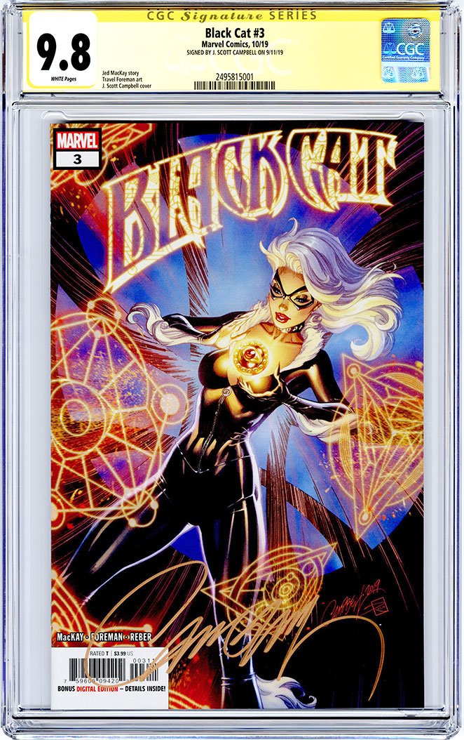 CGC 9.8 SS Black Cat #3 'trade dress' JSC