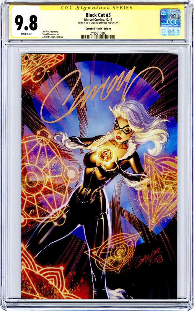 CGC 9.8 SS Black Cat #3 INCENTIVE 1:100 JSC