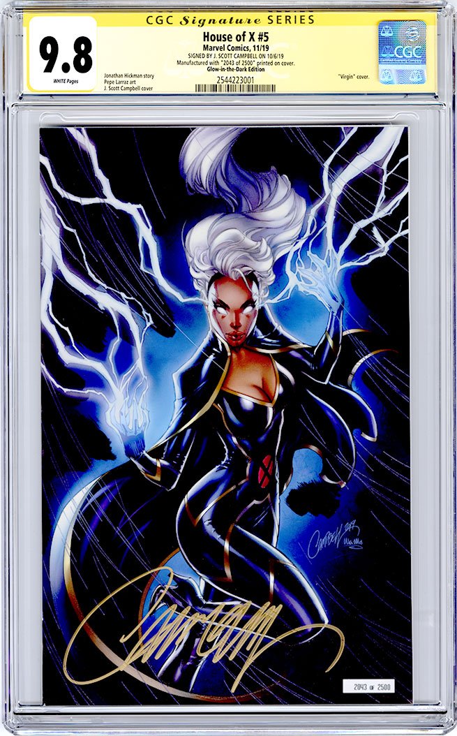 CGC 9.8 SS House of X #5 NYCC 2019 Exclusive JSC