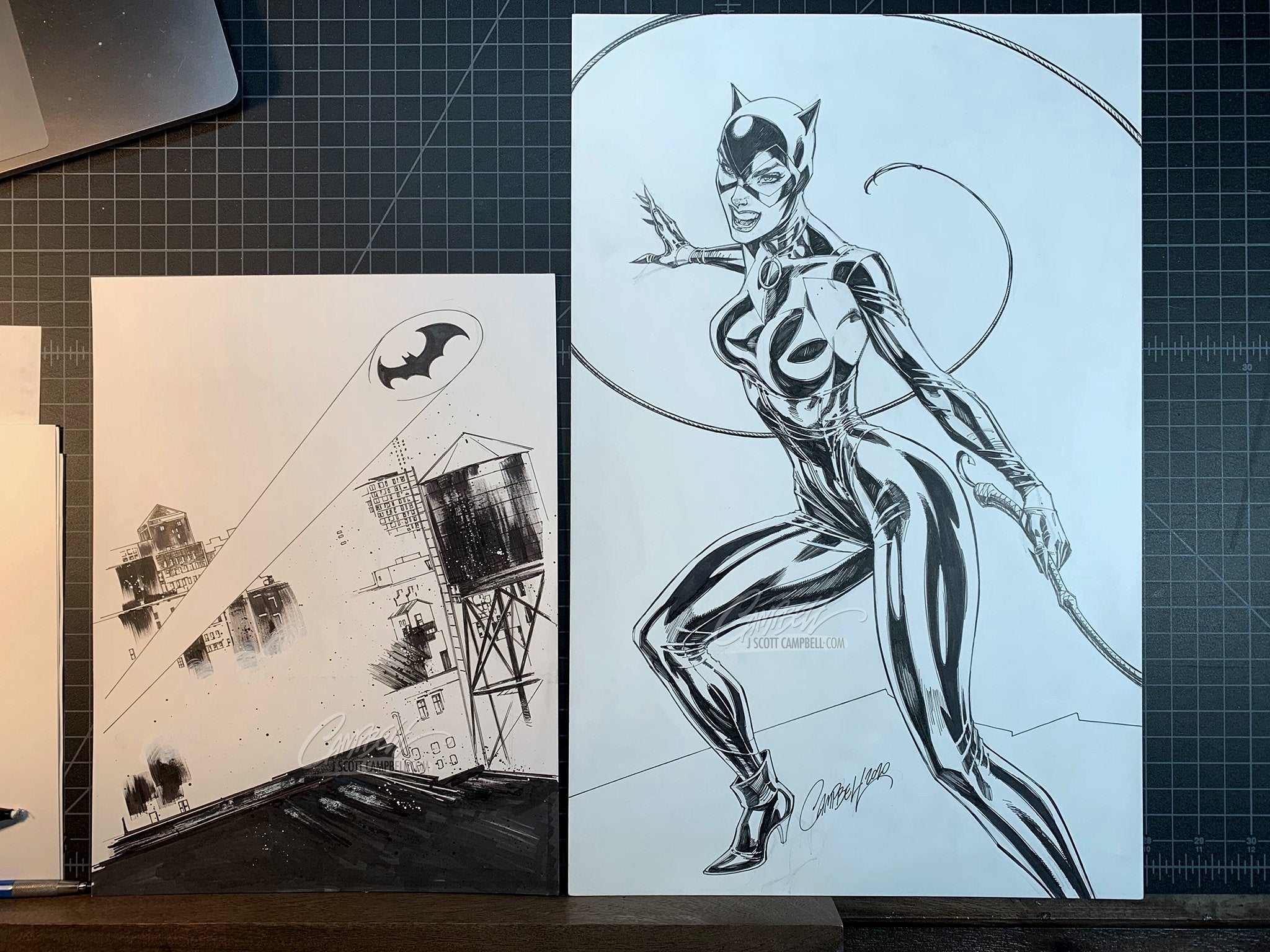 Original Art: Catwoman 80th Anniversary JSC EXCLUSIVE variant A