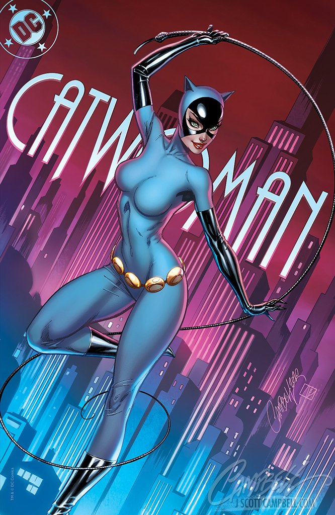 Original Art: Catwoman 80th Anniversary JSC EXCLUSIVE variant B
