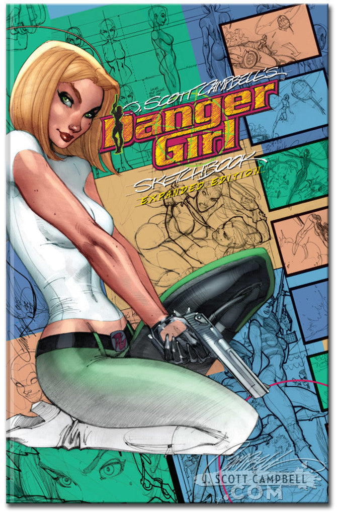 J. Scott Campbell Danger Girl Sketchbook: Expanded Edition Hardcover 2017