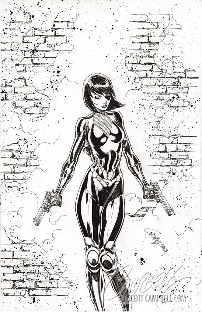 Original Art: Domino #1 Cover D